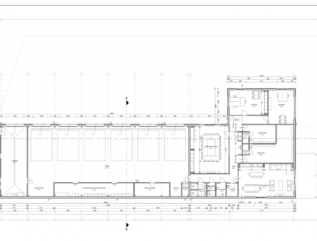 Bouwtekening Ambulancepost Landgraaf